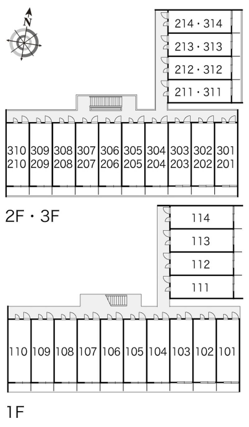 レオパレスＩＴ 間取配置図