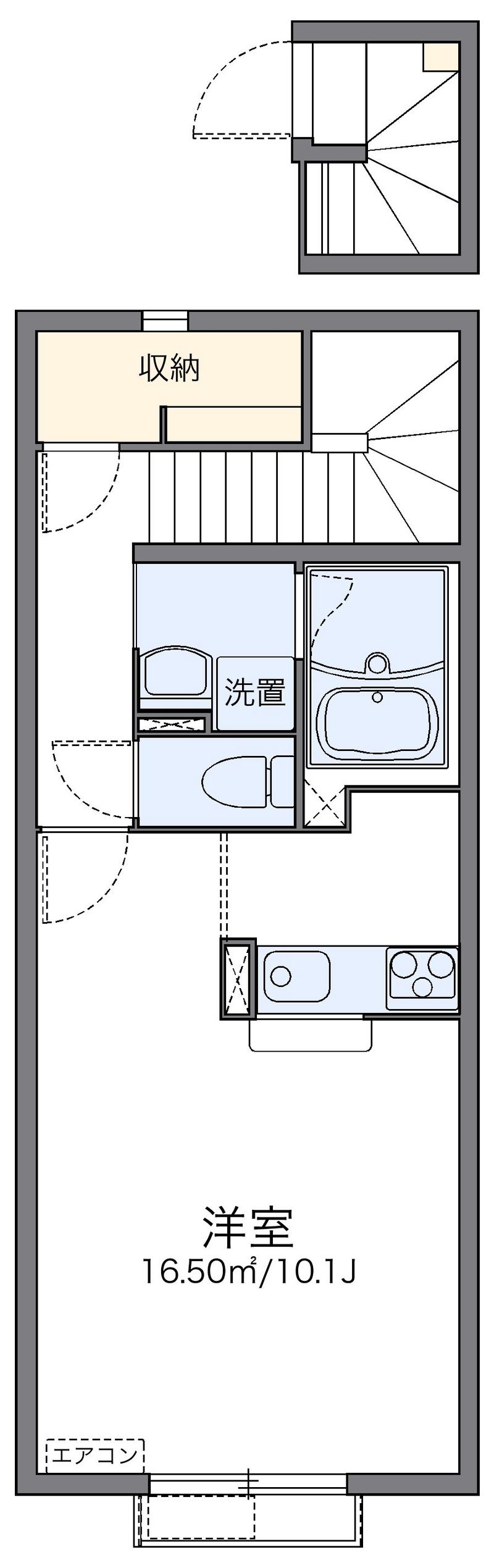 レオネクストＣＯＵＲＴ 間取図