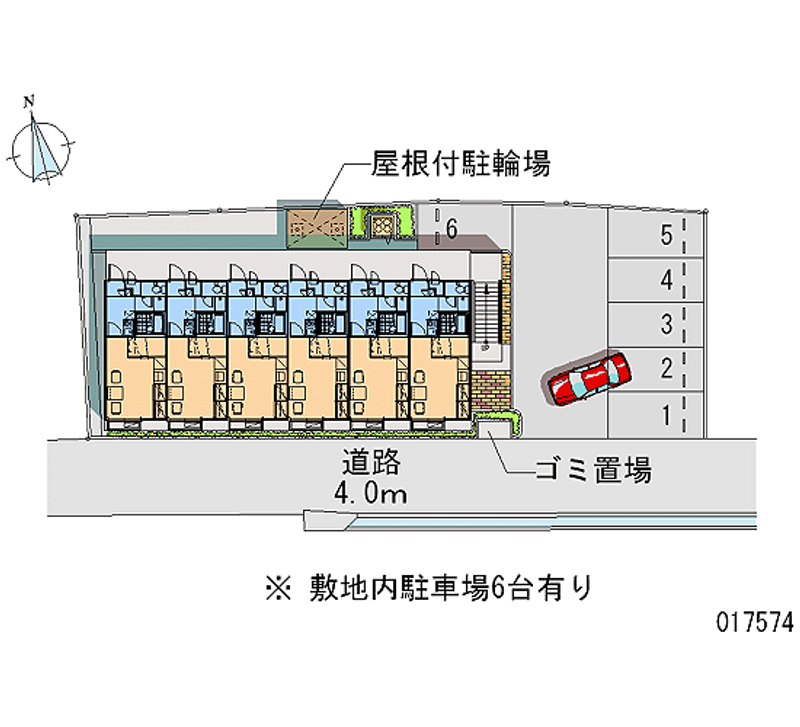 レオパレスソレーユ 月極駐車場