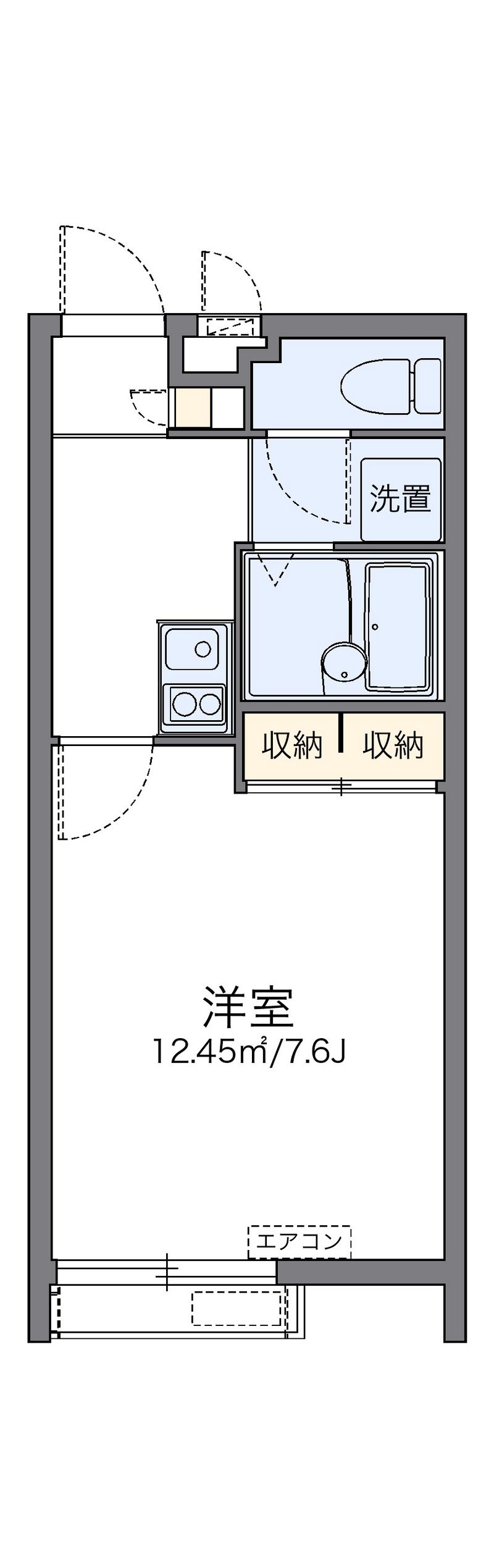 レオパレスシーサイドＮ与那原 間取り
