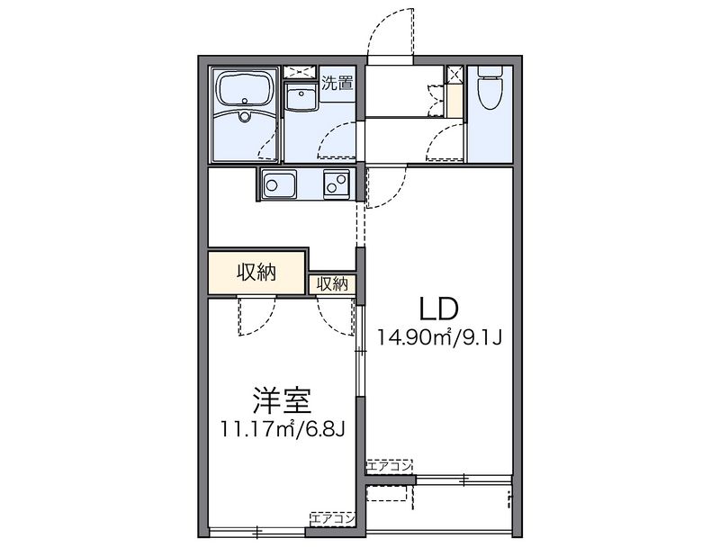レオネクストトレランスⅡ 間取図