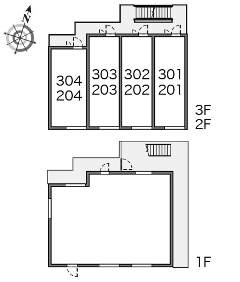 クレイノＺＥＲＯ　２ 間取配置図