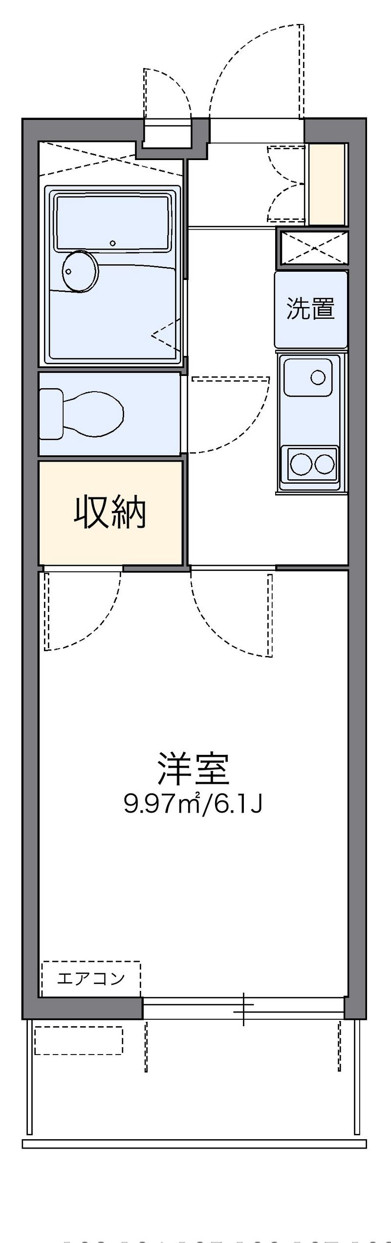 レオパレスラトナ 間取図