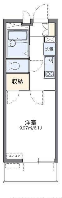 レオパレスラトナ 間取り図