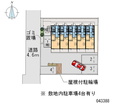 43388 Monthly parking lot