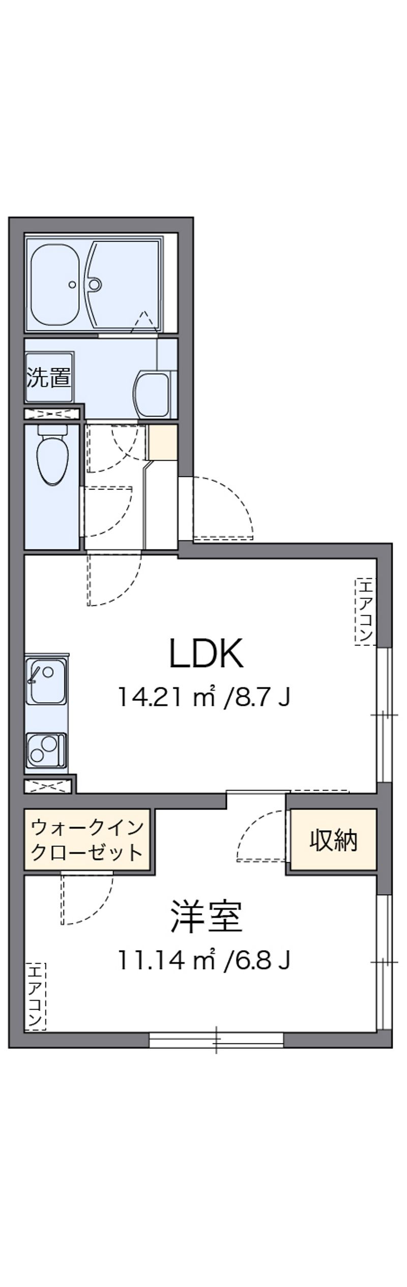 レオネクスト莉音 間取図