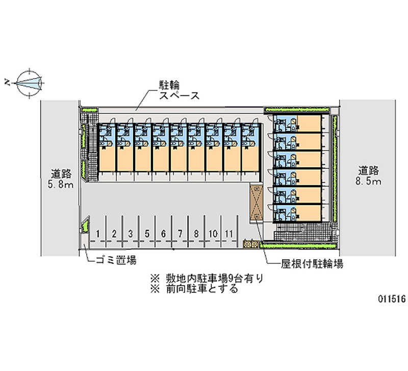 11516 bãi đậu xe hàng tháng