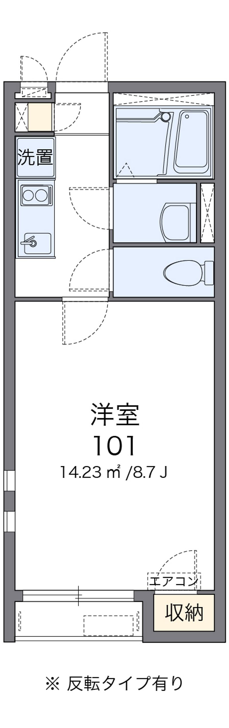 クレイノ櫻 間取図
