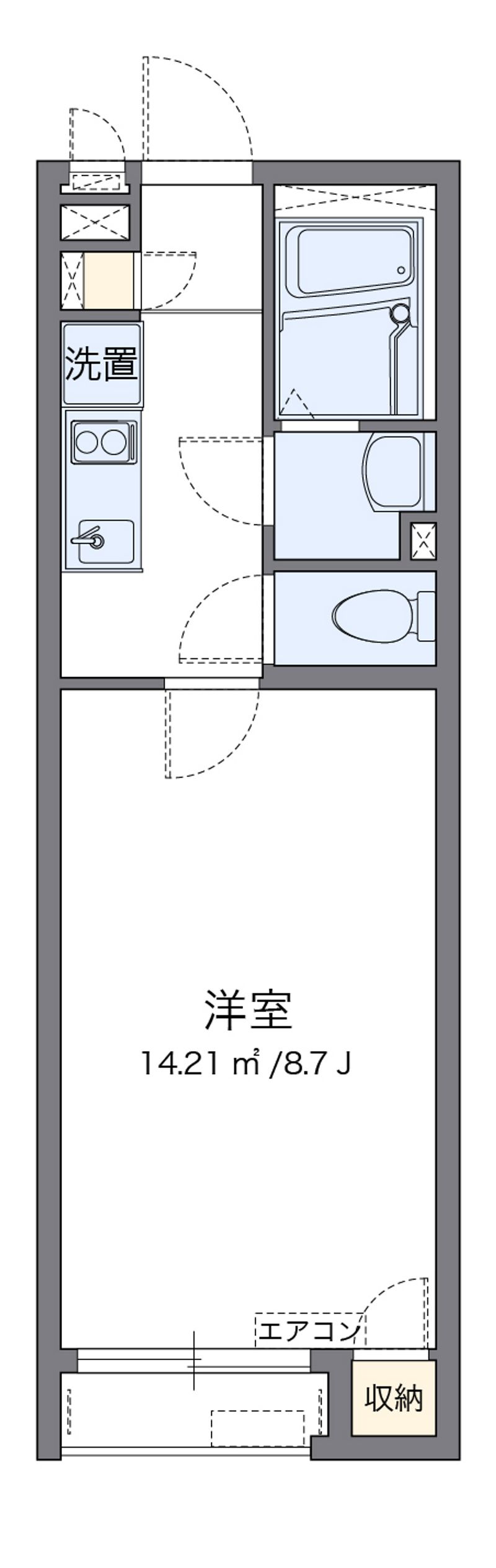 クレイノフォレスト早坂 間取り