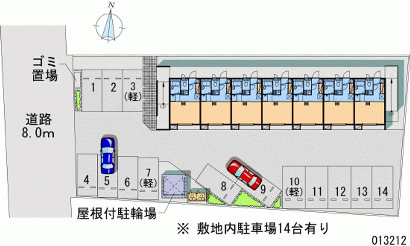 レオパレスサークルヒル 月極駐車場