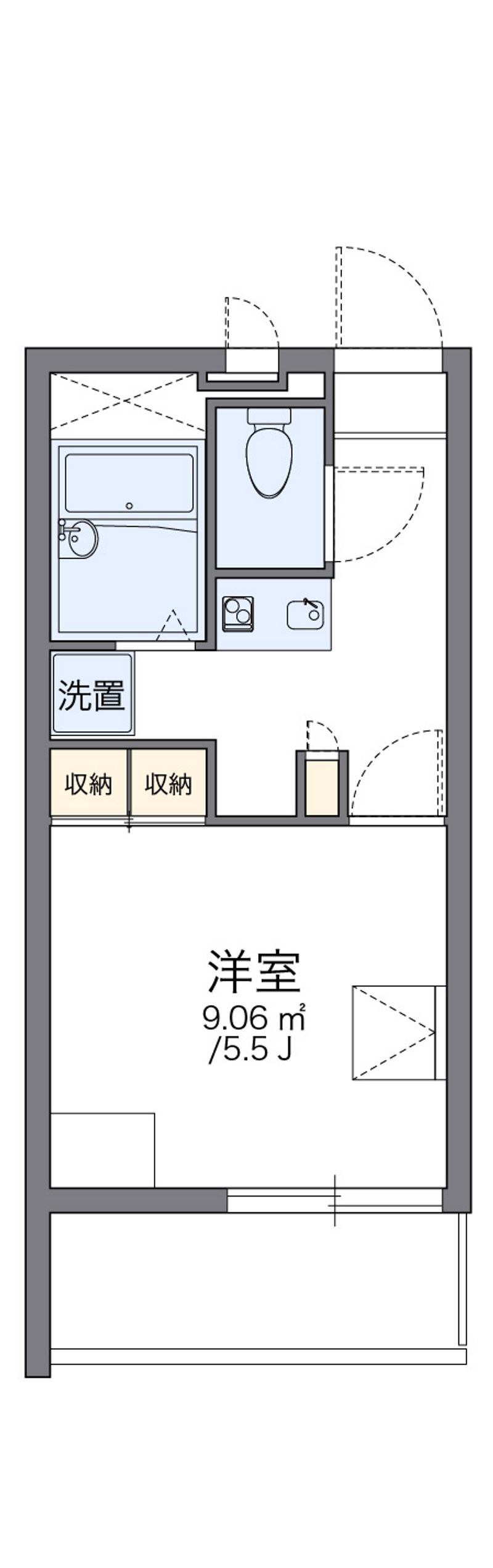 レオパレスＫ・Ｙ 間取図