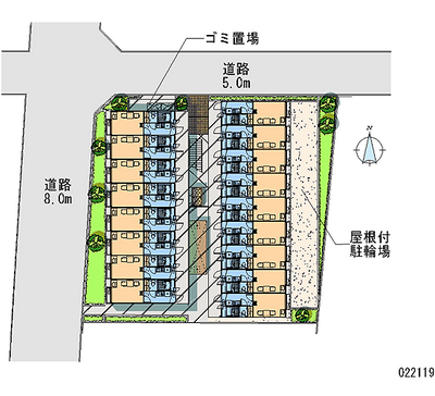 22119 Monthly parking lot