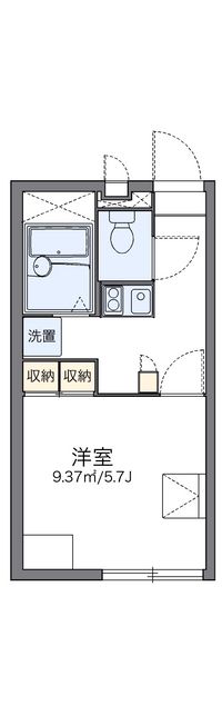 レオパレスイーストⅡ 間取り図