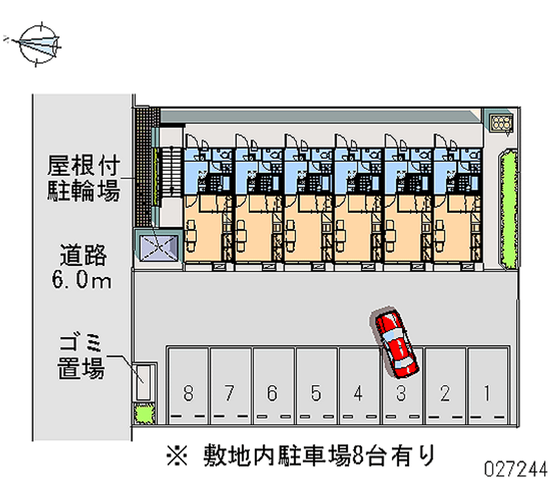 レオパレスＺＡＯ 月極駐車場