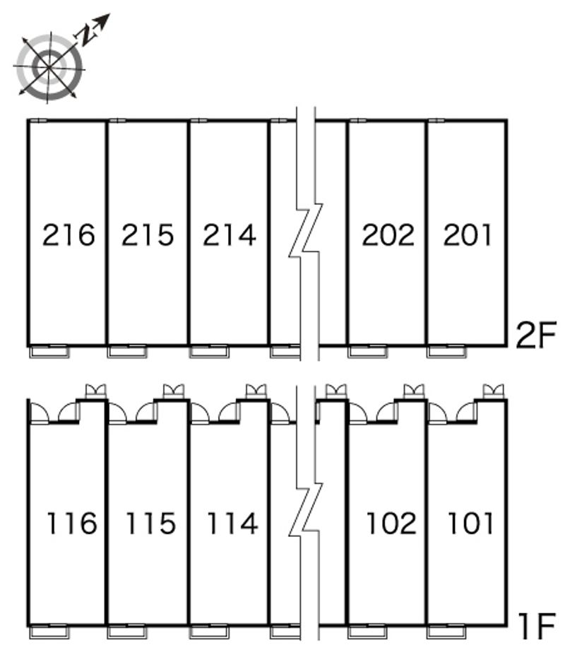 レオパレスエレガンス　サトウⅡ 間取り配置図