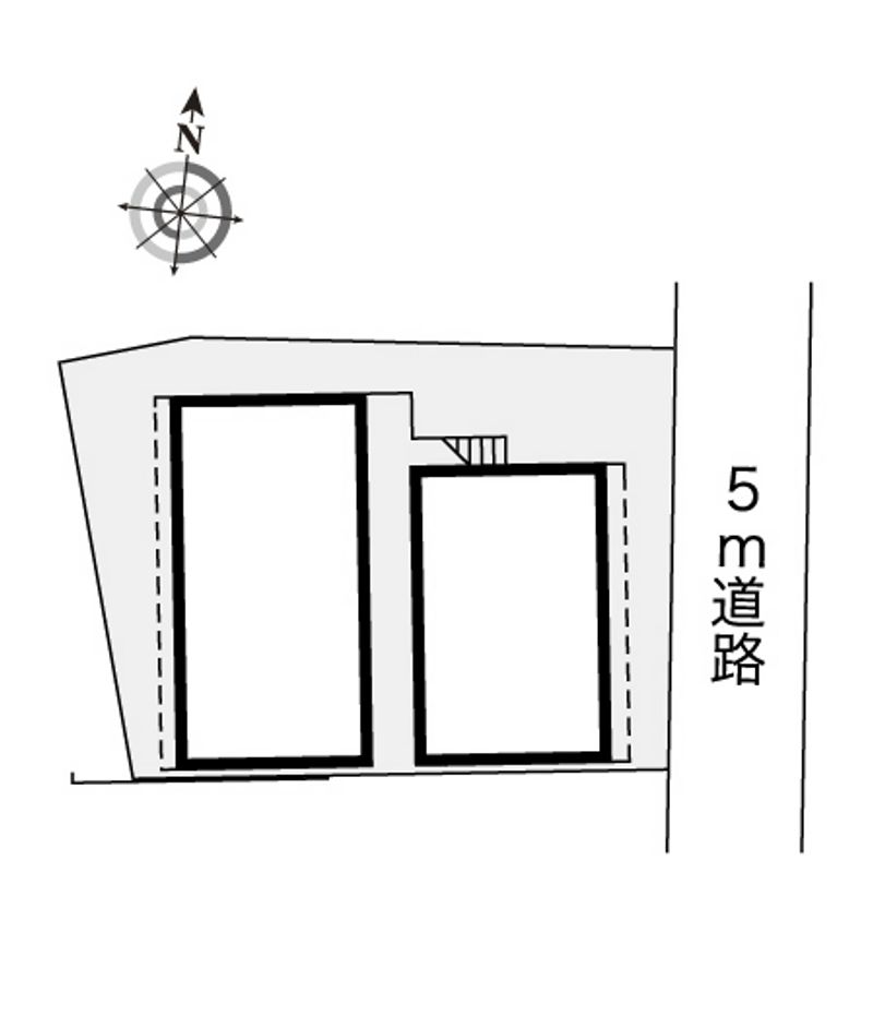 レオパレス藤枝田沼 配置図