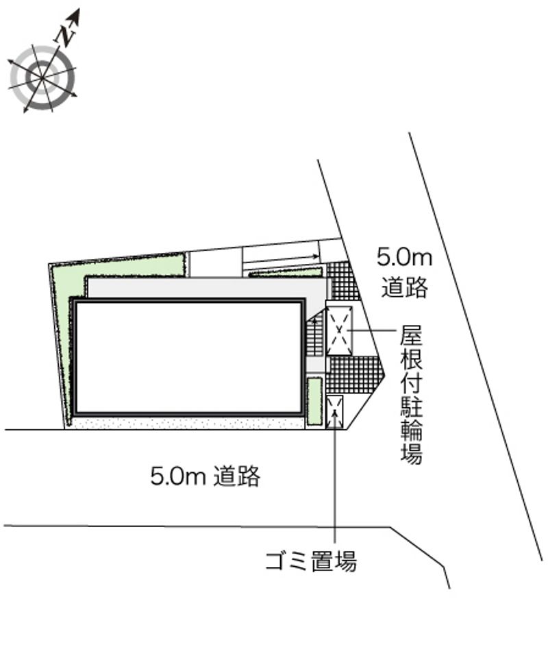 レオパレス大地 配置図