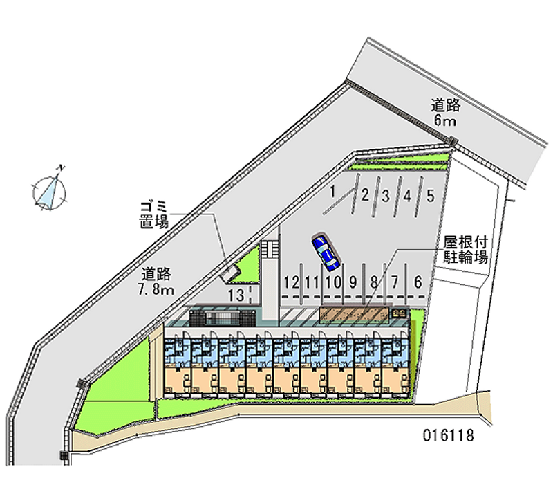 16118 Monthly parking lot