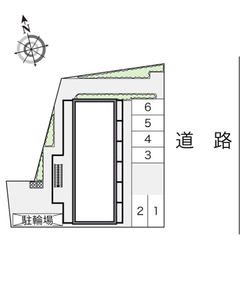 レオパレス住之江公園 配置図