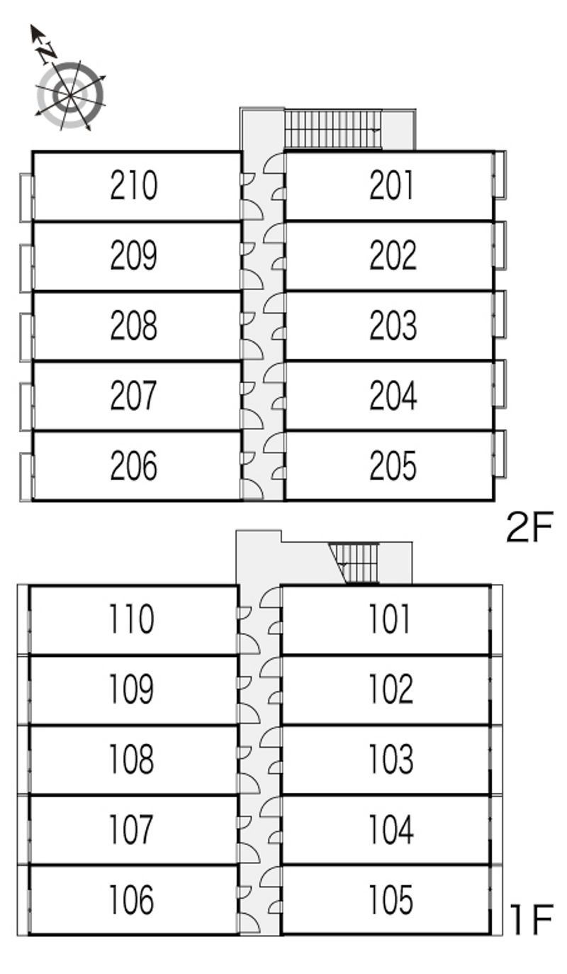 レオパレスｒａｄｕｎｏ雲宮 間取配置図