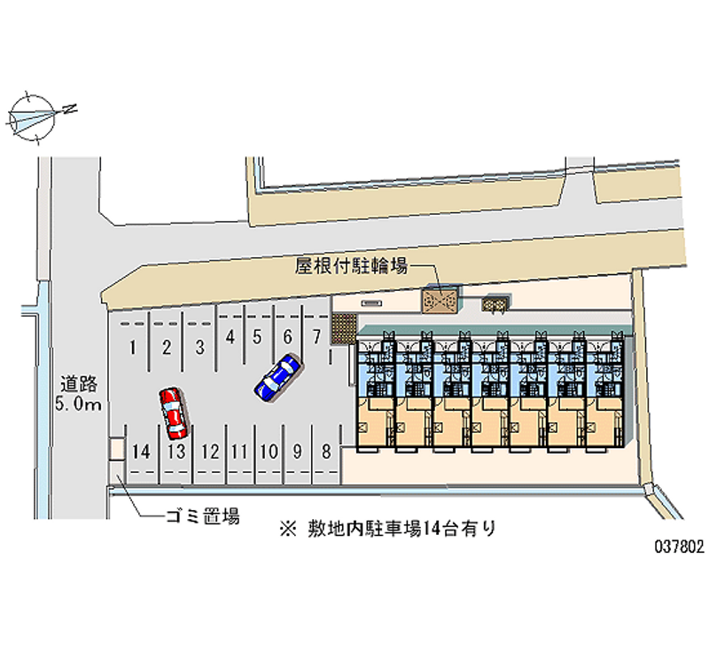 レオパレスいずみ 月極駐車場