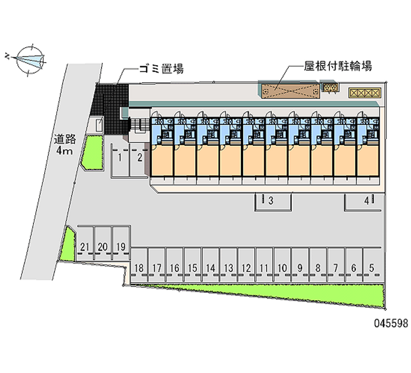 45598 Monthly parking lot