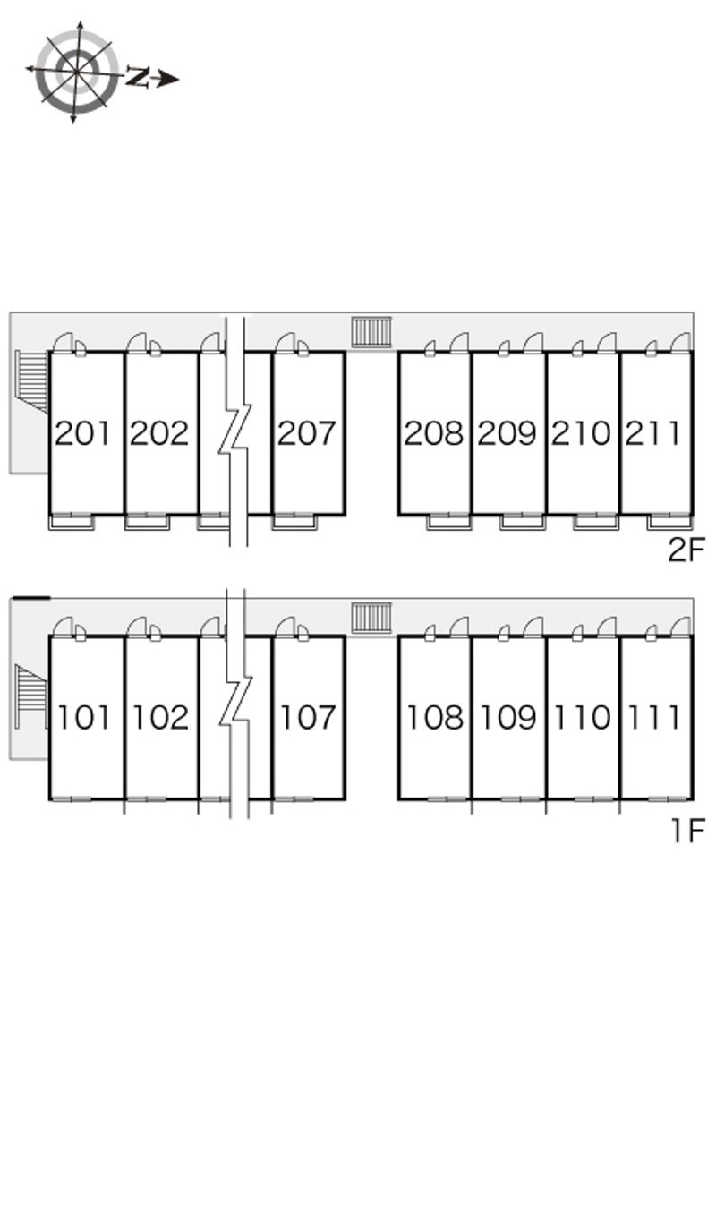 レオパレス展 間取配置図