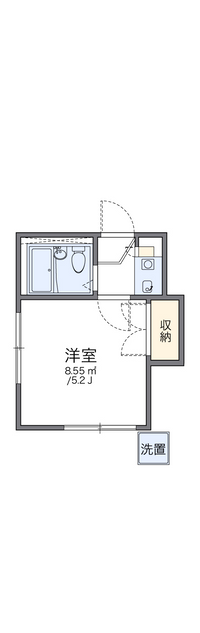 レオパレス上北沢 間取り図