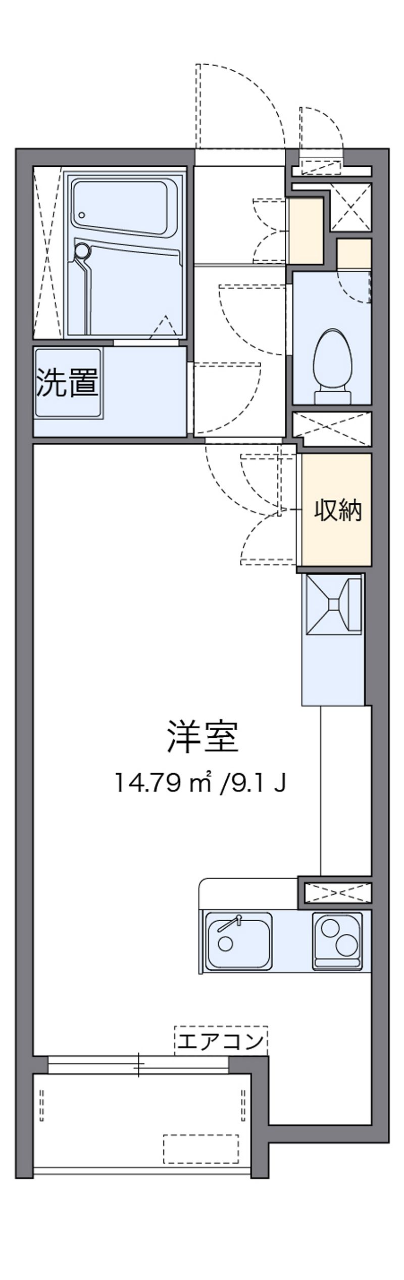 ミランダミ　レオーネ新前橋 間取図
