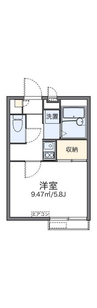 レオパレスガーデンハイツ 間取図