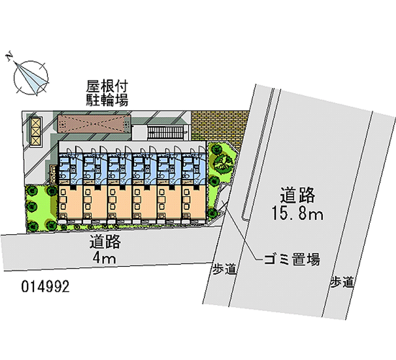 レオパレス松村 区画図
