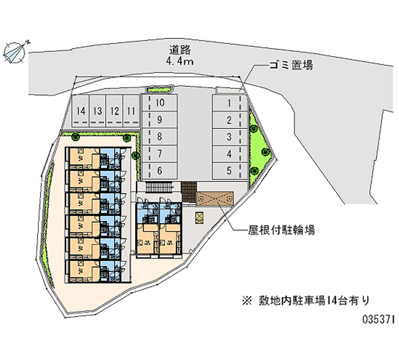 35371 Monthly parking lot