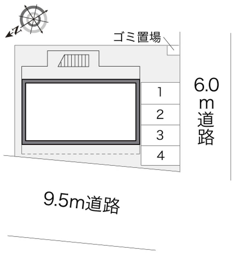 レオパレス行徳エステート 配置図