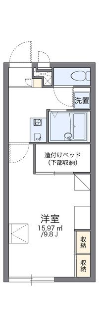 レオパレス銀河荘 間取り図