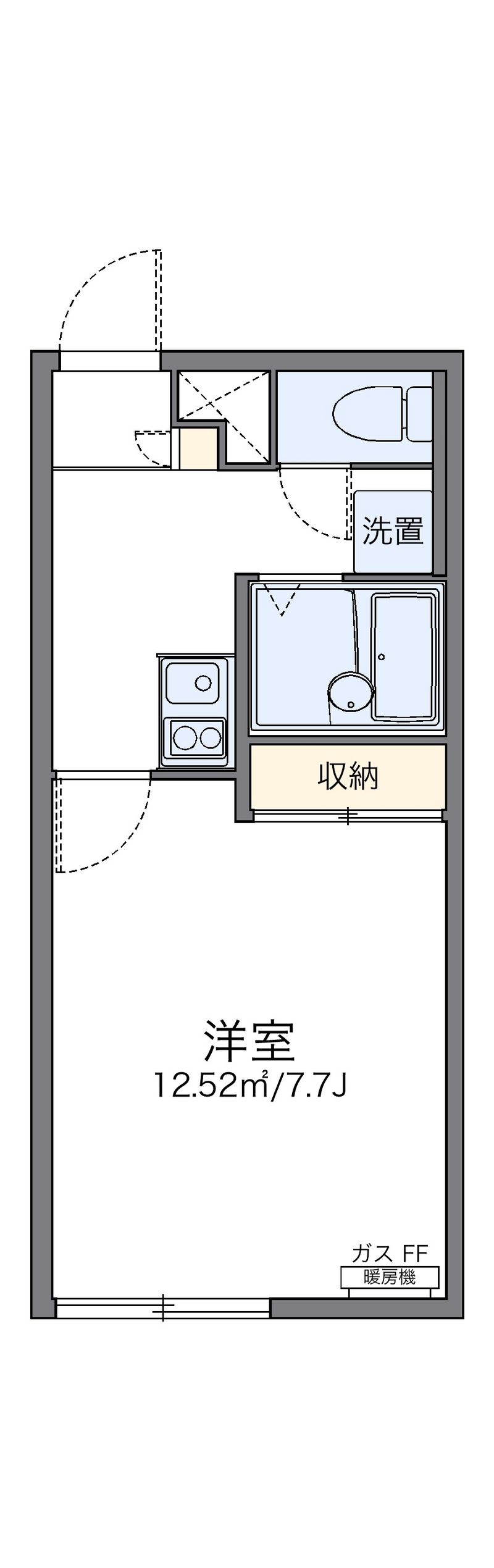 レオパレスバレーコリーヌ 間取図