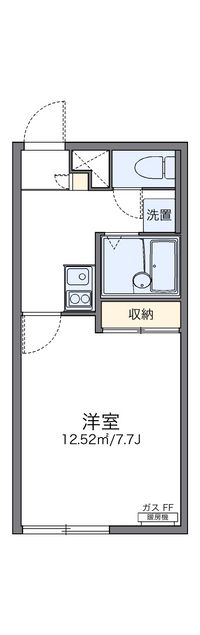 レオパレスバレーコリーヌ 間取り図