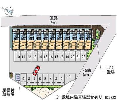 29723 Monthly parking lot