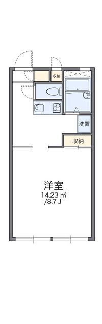 レオパレスシルバーストーン 間取り図