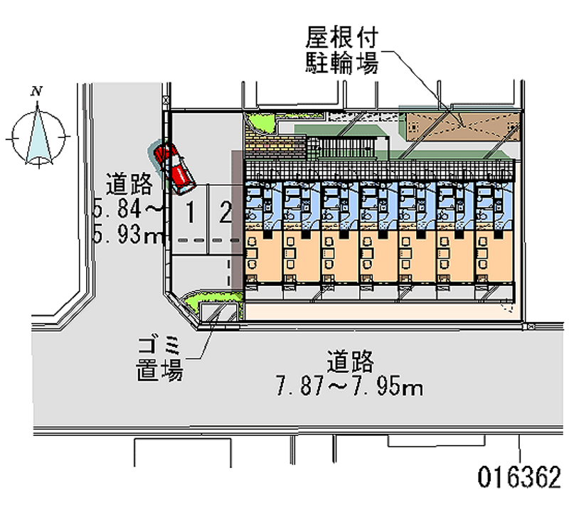 16362 bãi đậu xe hàng tháng