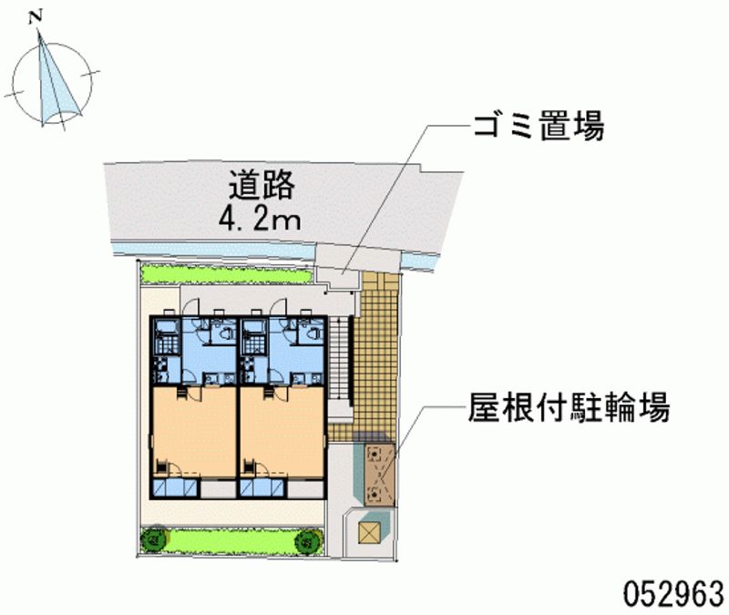レオネクストハイツ西田 区画図