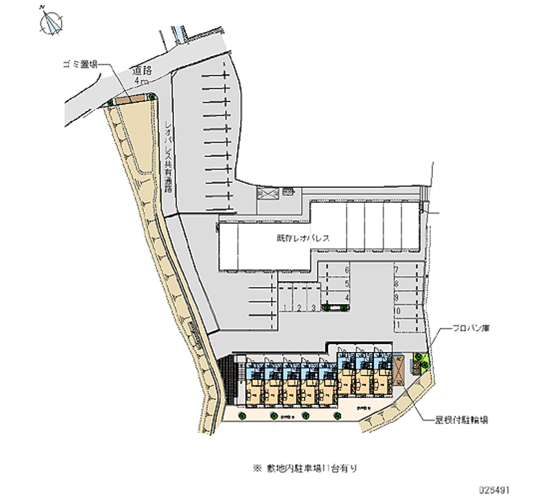 レオパレス田園Ⅱ 月極駐車場