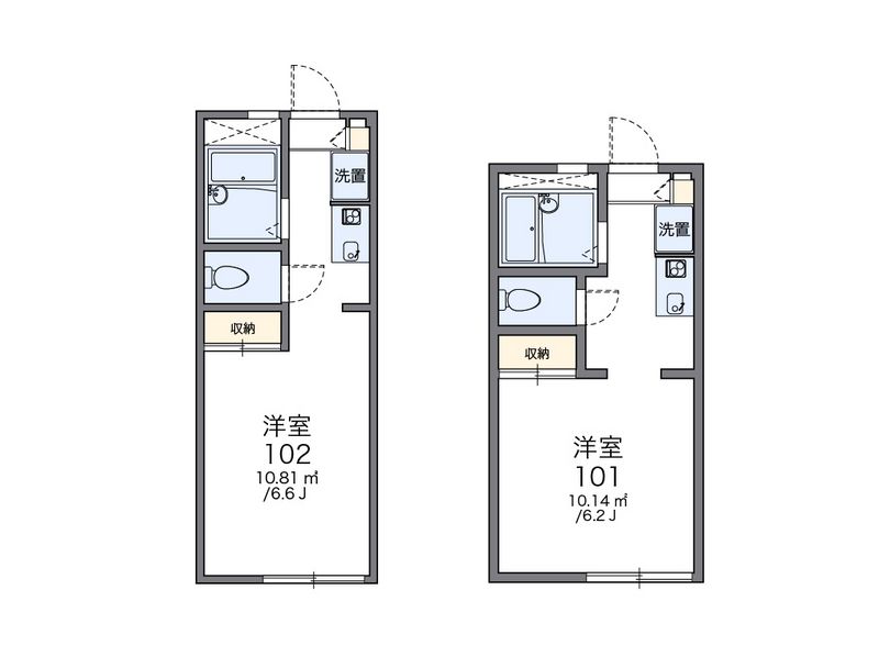 レオパレスパークサイド 間取図
