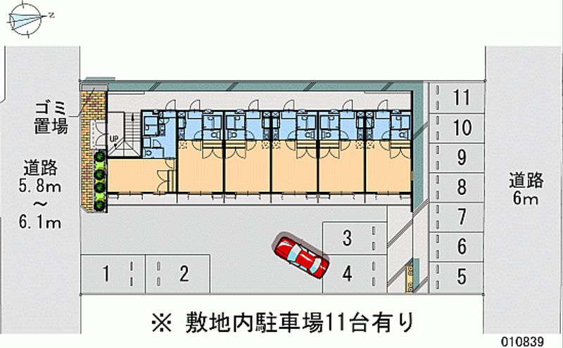 10839 Monthly parking lot