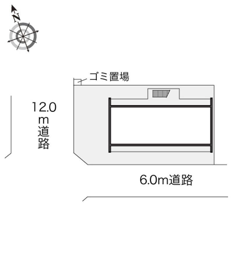 レオパレスエルヴェールⅡ 配置図