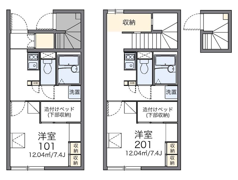 レオパレスシーダー　２ 間取り
