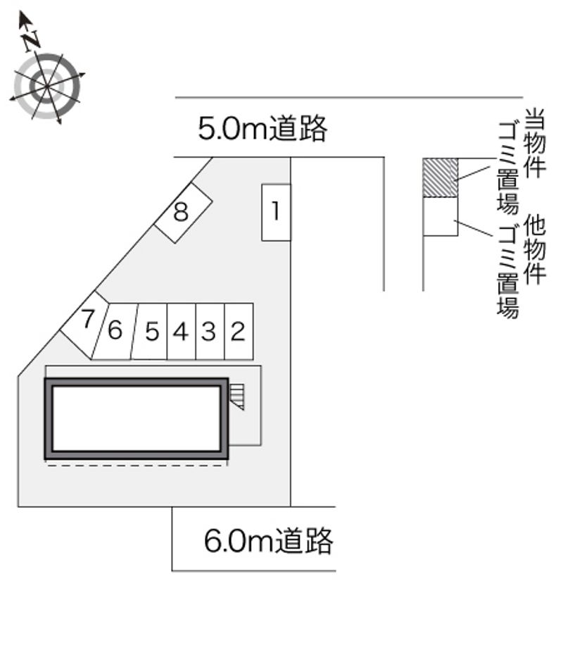 レオパレスバーゼル 駐車場