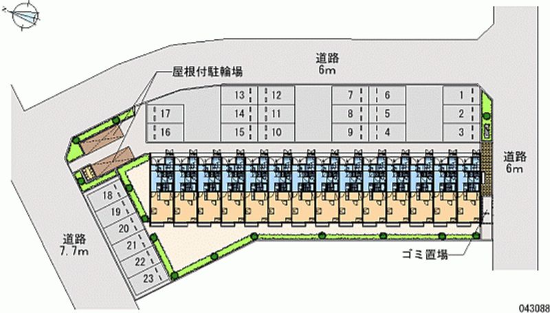 レオネクストカルム兵庫 月極駐車場