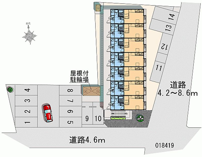 レオパレス天竜橋畔 月極駐車場