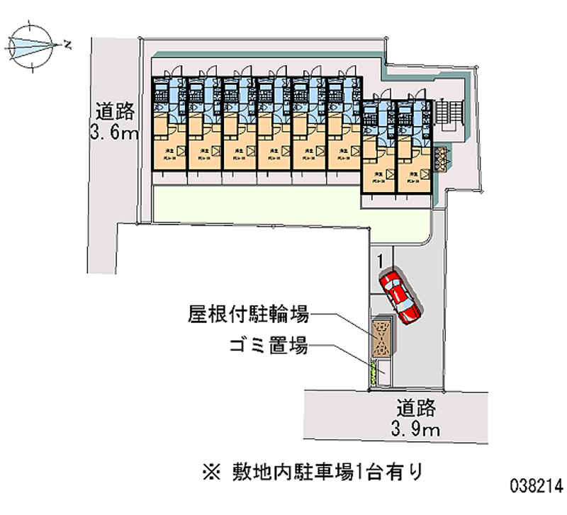 レオパレスＯＫＡＮＯ 区画図