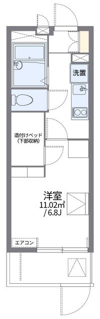 レオパレス雪州 間取り図